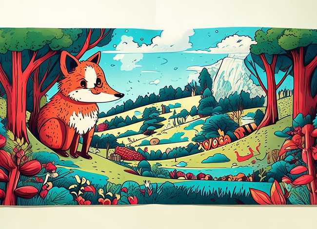 儿童故事绘本插画图（儿童故事绘本插画图册英语）