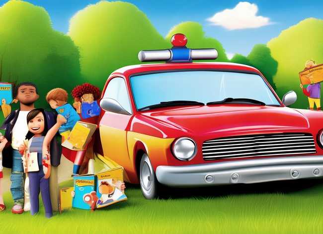 儿童警车故事绘本 - 警车的绘本故事