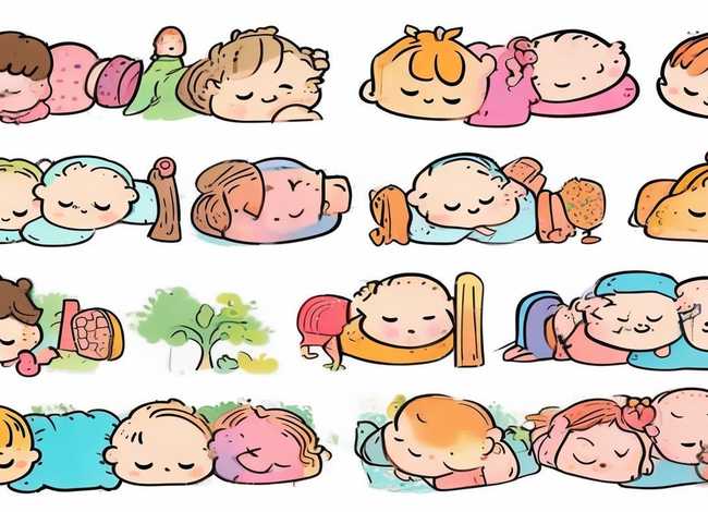 儿童睡觉简笔画大全 儿童睡觉简笔画大全图片