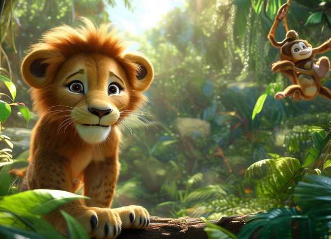 儿童故事小狮子历险记 小猴历险记儿童故事