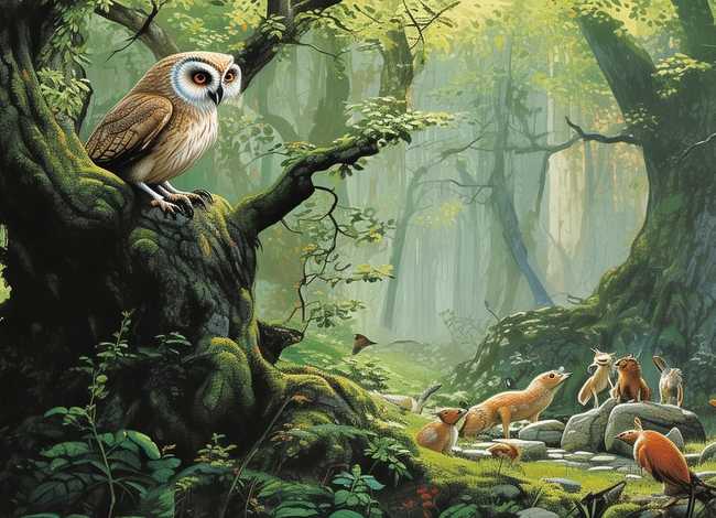 寓言故事的画、寓言故事的画画图片