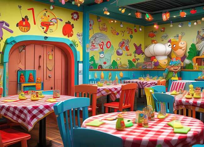 儿童餐厅动画故事，儿童动画的餐厅图