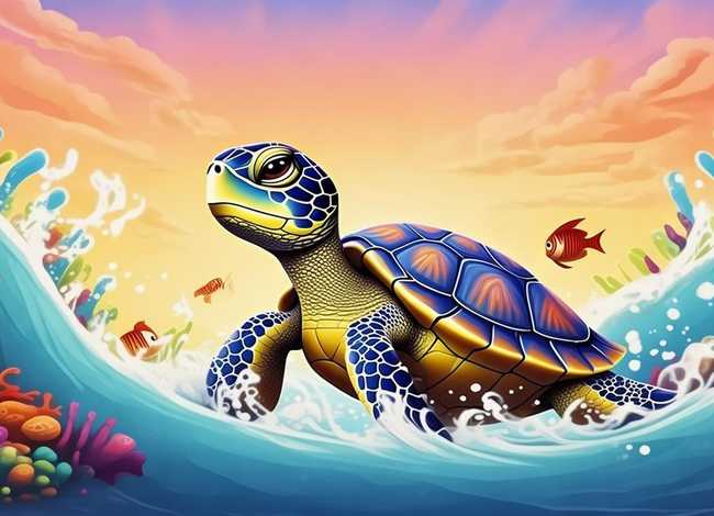 小海龟历险记故事绘本 小海龟历险记故事绘本内容