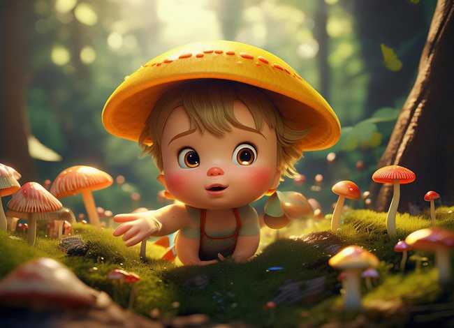 小蘑菇的故事完整版儿童，小蘑菇长大的故事