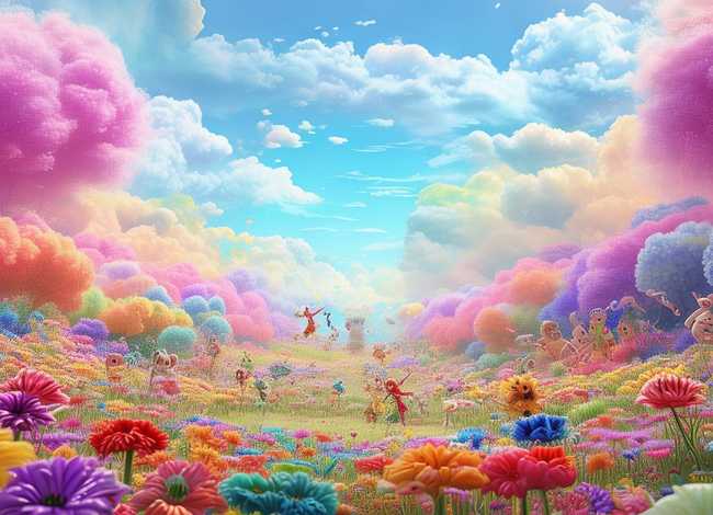 儿童动画色彩故事；儿童色彩动画片