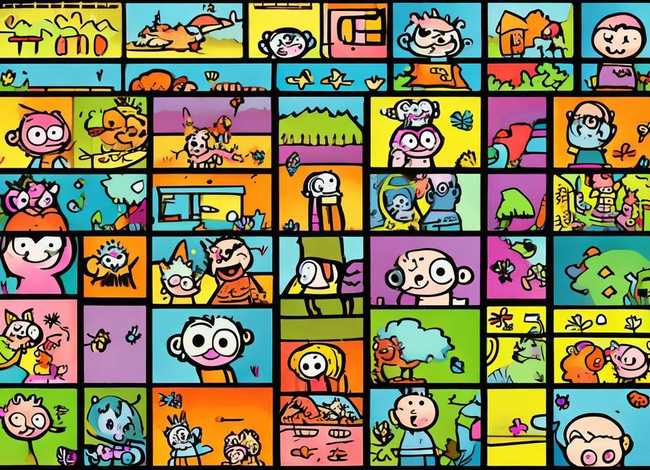 连环画幼儿故事简笔画、幼儿故事简笔画连环画20张