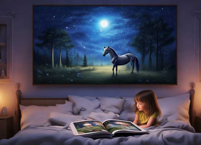 马的故事儿童睡前收听，关于马的睡前故事