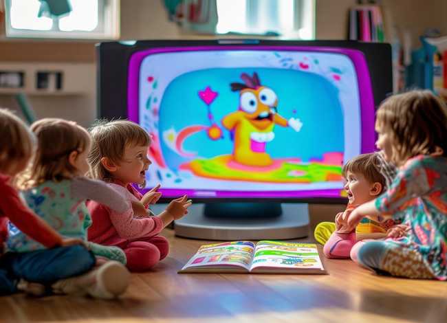 看电视儿童绘本故事 看电视幼儿园绘本故事