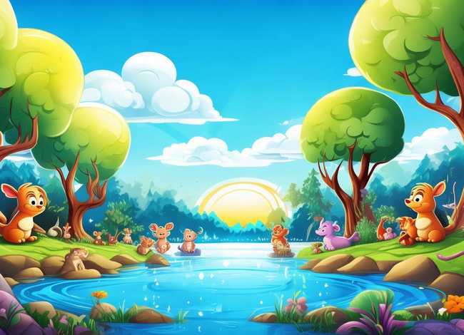 幼儿故事连环画4幅图、幼儿故事连环画4幅图片