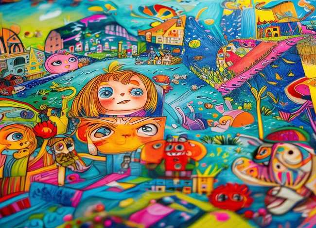 邮票故事儿童动画（邮票儿童画作品选）