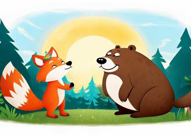 儿童故事狐狸和狗熊（幼儿故事狐狸和狗熊）