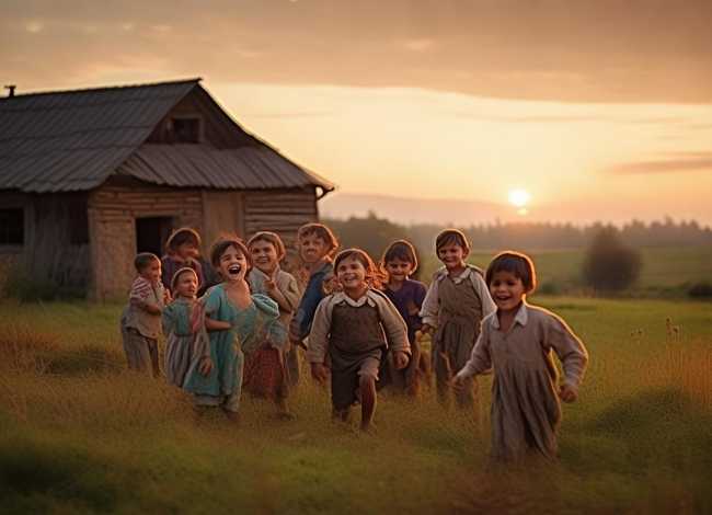 农村儿童的故事、农村的故事片儿