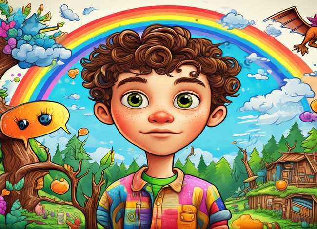 小学生故事插画；小学生故事插画图片