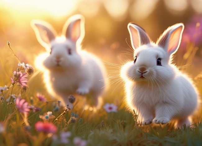 关于两只小兔子的故事（关于两只小兔子的故事视频）