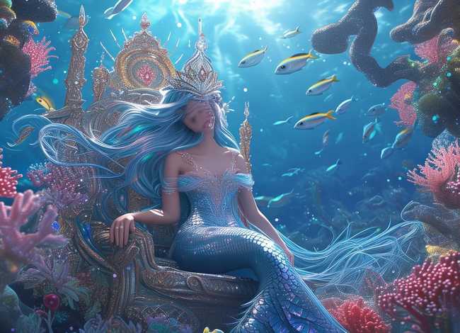 儿童故事美人鱼女王 - 美人鱼女王的故事
