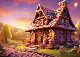 饼干房子格林童话故事，格林童话 饼干房子