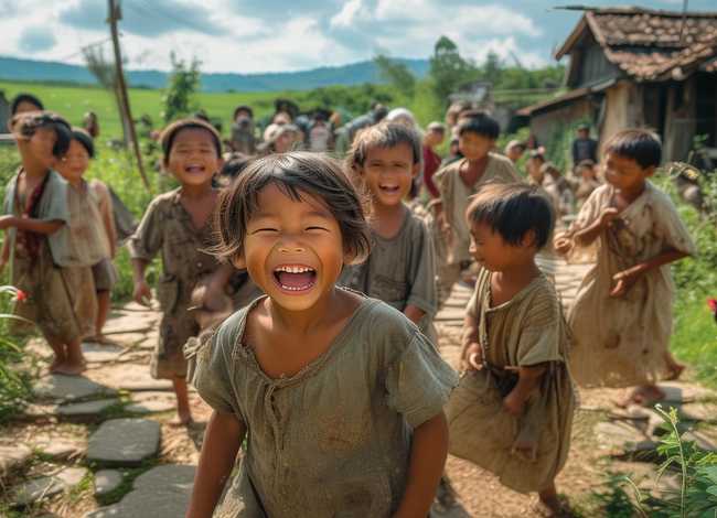 农村儿童生活照片图片大全；农村儿童生活照片图片大全集