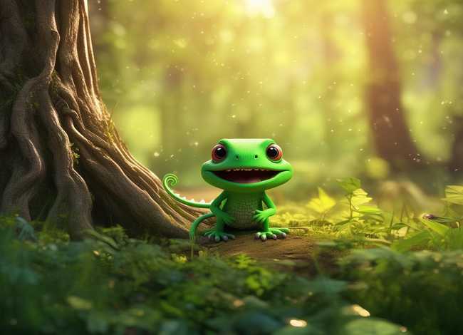 儿童故事小壁虎借尾巴背景音乐、阿布故事小壁虎借尾巴视频背景音乐