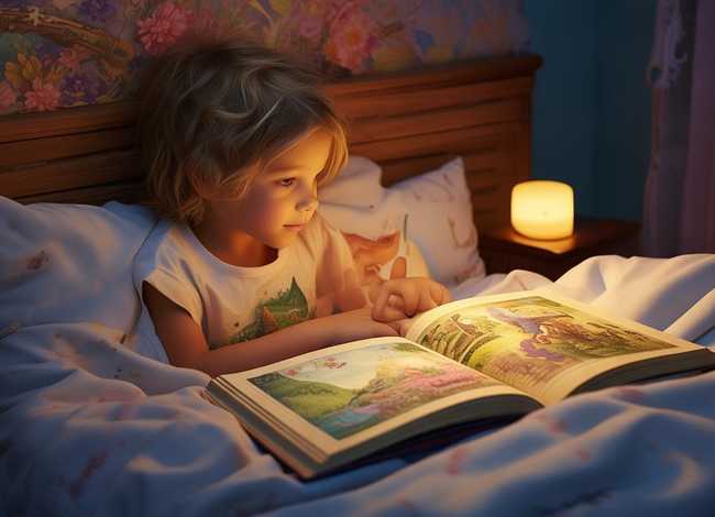 睡前故事的画（睡前故事的画画图片）