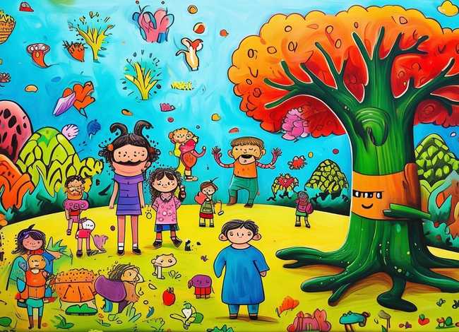 儿童自制绘本故事绘画图片 - 幼儿自制绘本故事图画