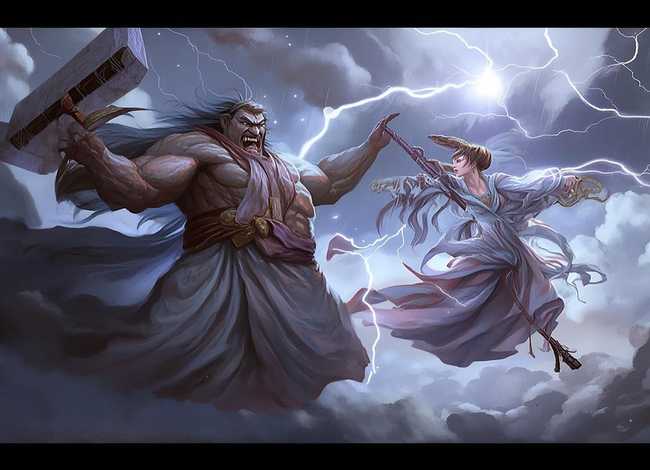 雷公和电母的传说故事、雷公和电母的传说故事简介