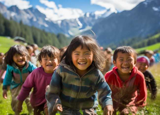 山区的儿童作文；山区的儿童作文300字