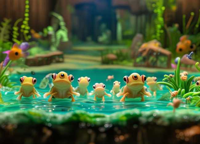 小蝌蚪找妈妈故事完整儿童表演；小蝌蚪找妈妈 故事表演