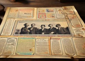 老照片的故事手抄报，老照片背后的故事手抄报