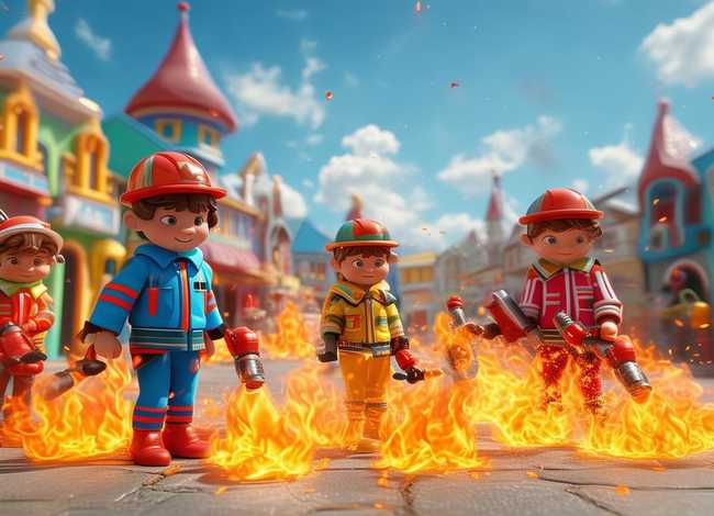 儿童动画灭火故事，儿童灭火动画片