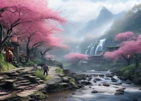 桃花源小故事，桃花源故事作文