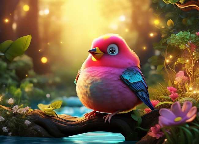 小鸟讲故事；小鸟讲故事的看图写话怎么写