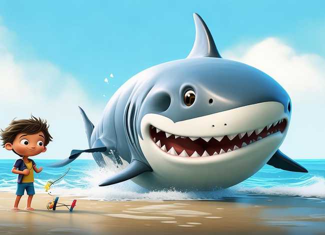 儿童故事大白鲨，大白鲨的故事大全