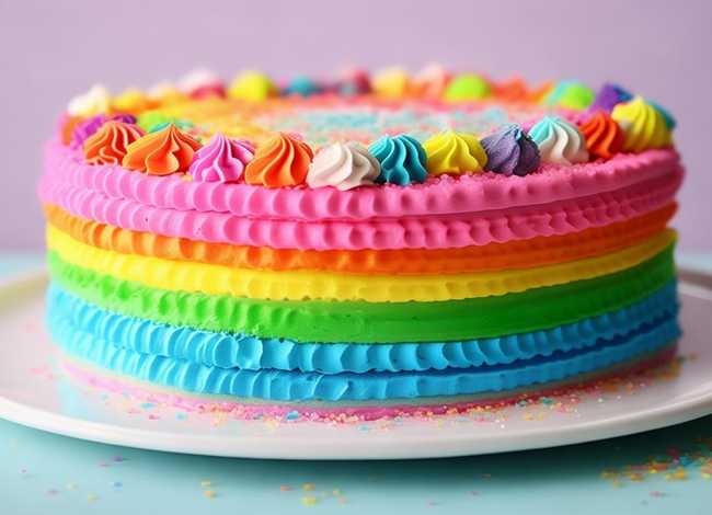 彩虹蛋糕做法教程、彩虹蛋糕做法教程简单