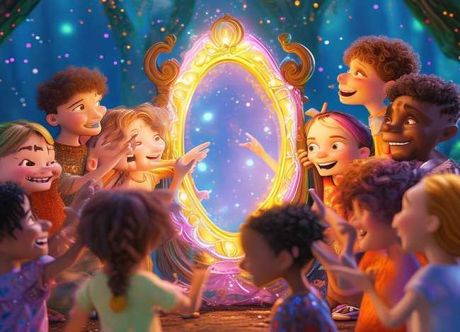 谁最美故事表演视频儿童 - 谁最美的故事视频