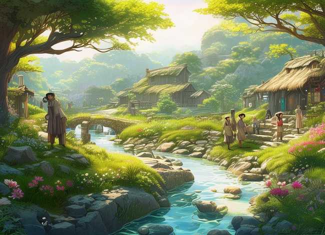 桃花源的故事完整版、《桃花源的故事》