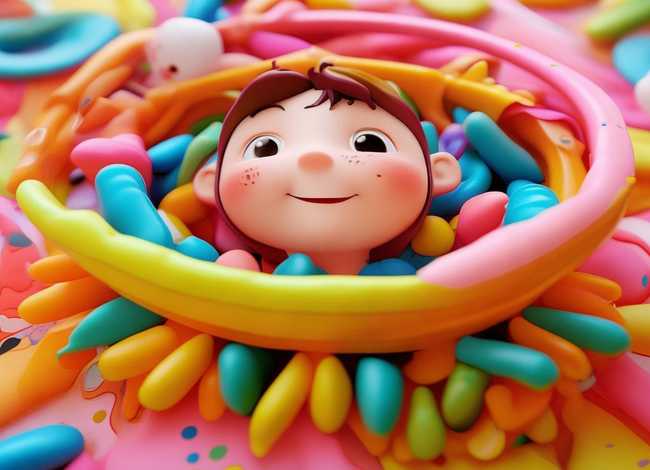 儿童面条图片（儿童面条图片卡通）