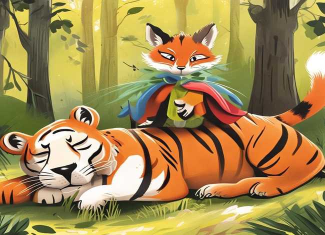 幼儿园狐假虎威寓言故事；幼儿园狐假虎威寓言故事简短