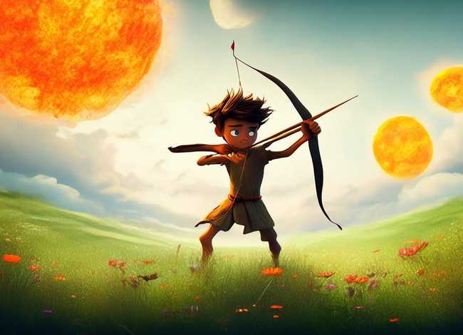 后羿射日故事儿童版 少儿故事后羿射日