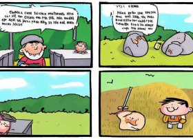 成语故事四格儿童画 成语故事四格漫画图片