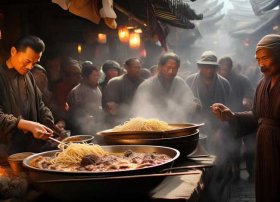 牛肉面的故事图片，牛肉面的历史故事由来和图片