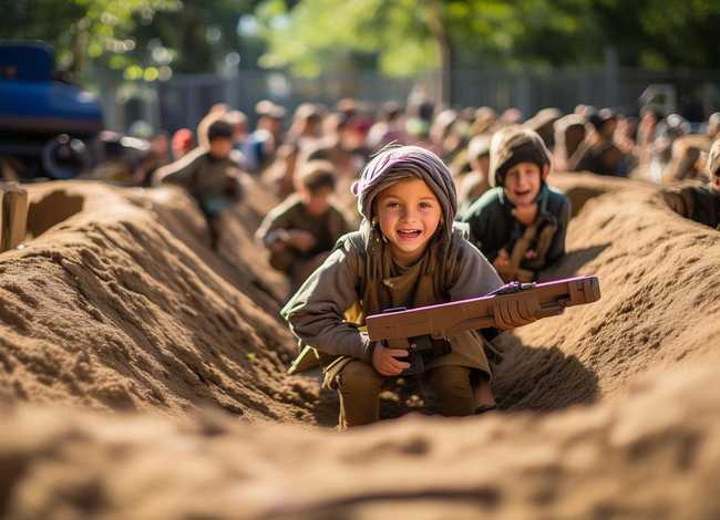 地道战儿童游戏、地道战幼儿游戏