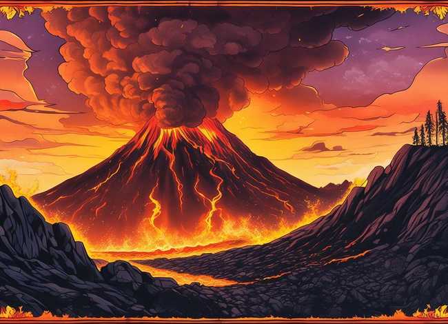 火山的故事（火山的故事手抄报）