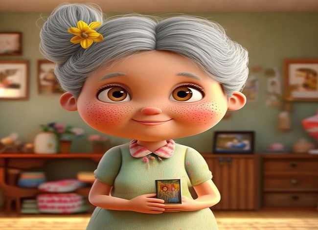 三年级儿童简笔画 - 三年级儿童简笔画我的外婆