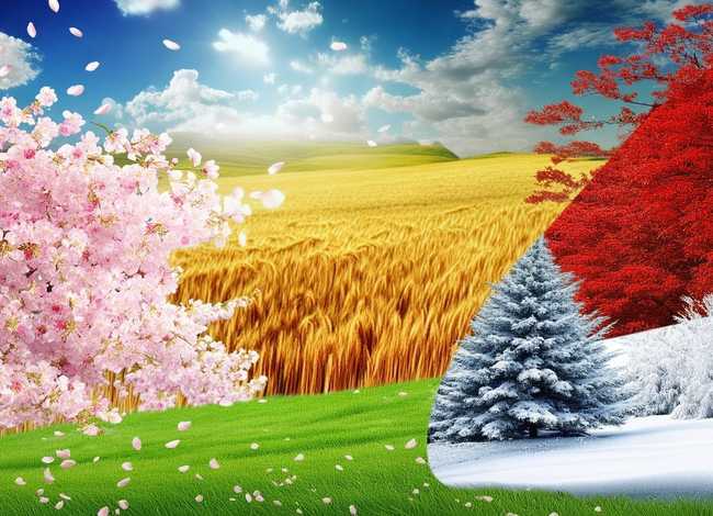 关于四季故事（关于四个季节的故事）
