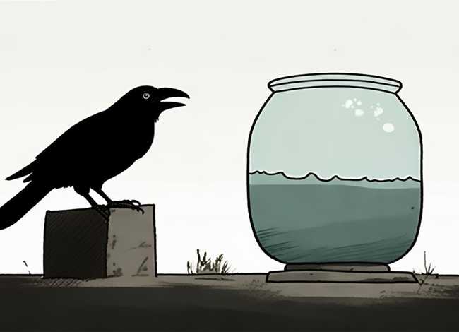 画乌鸦喝水的故事、用四副图画《乌鸦喝水》的故事 画乌鸦喝水的故事、用四副图画《乌鸦喝水》的故事