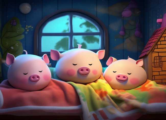 小孩故事睡前故事三只小猪（小孩故事睡前故事三只小猪视频）