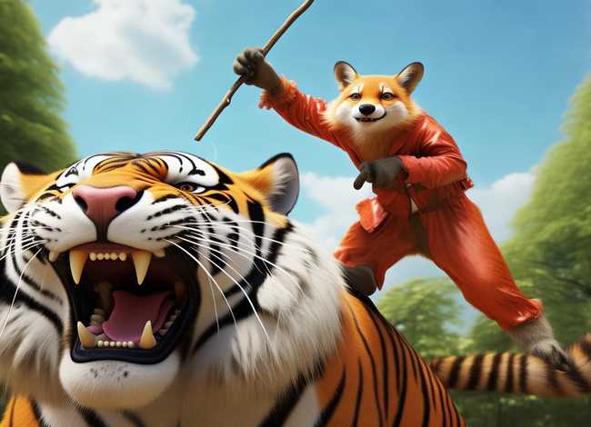 幼儿园狐假虎威的故事文字、幼儿园狐假虎威的故事文字图片