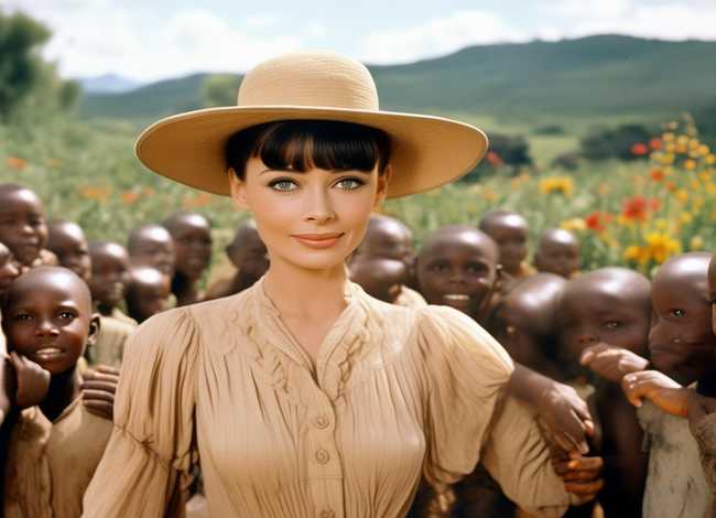 奥黛丽赫本帮助儿童事例 奥黛丽赫本帮助非洲儿童