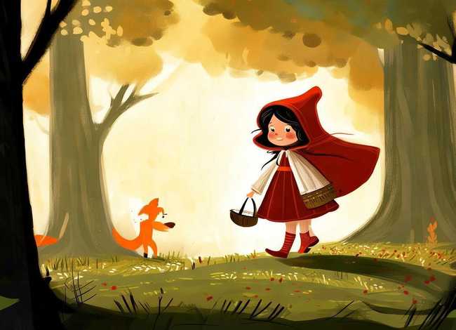小红帽绘本故事连环画 - 小红帽绘本故事连环画怎么画