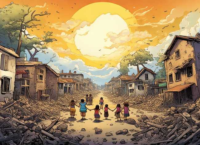 地震绘本故事（地震的绘本故事）